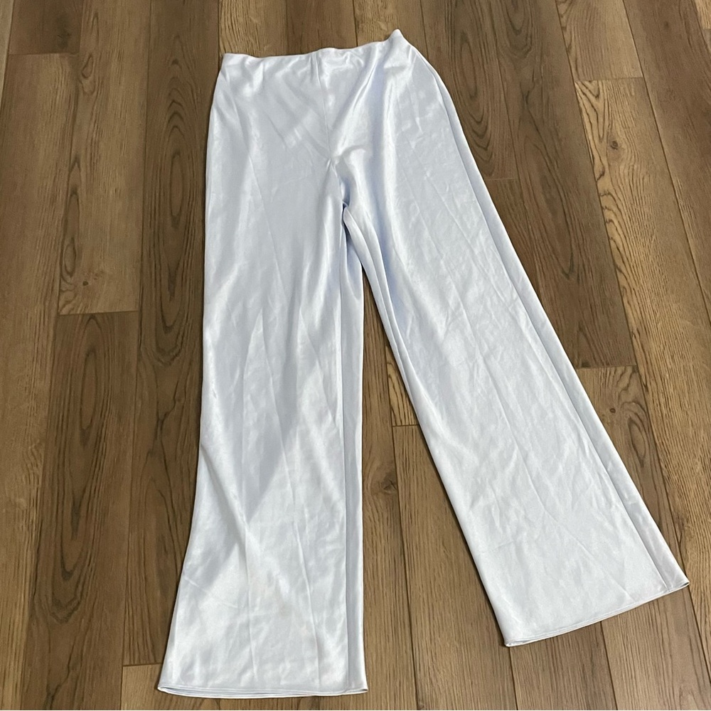 L’academie by Marianna Etienne Mid weight Satin Fabric Pants